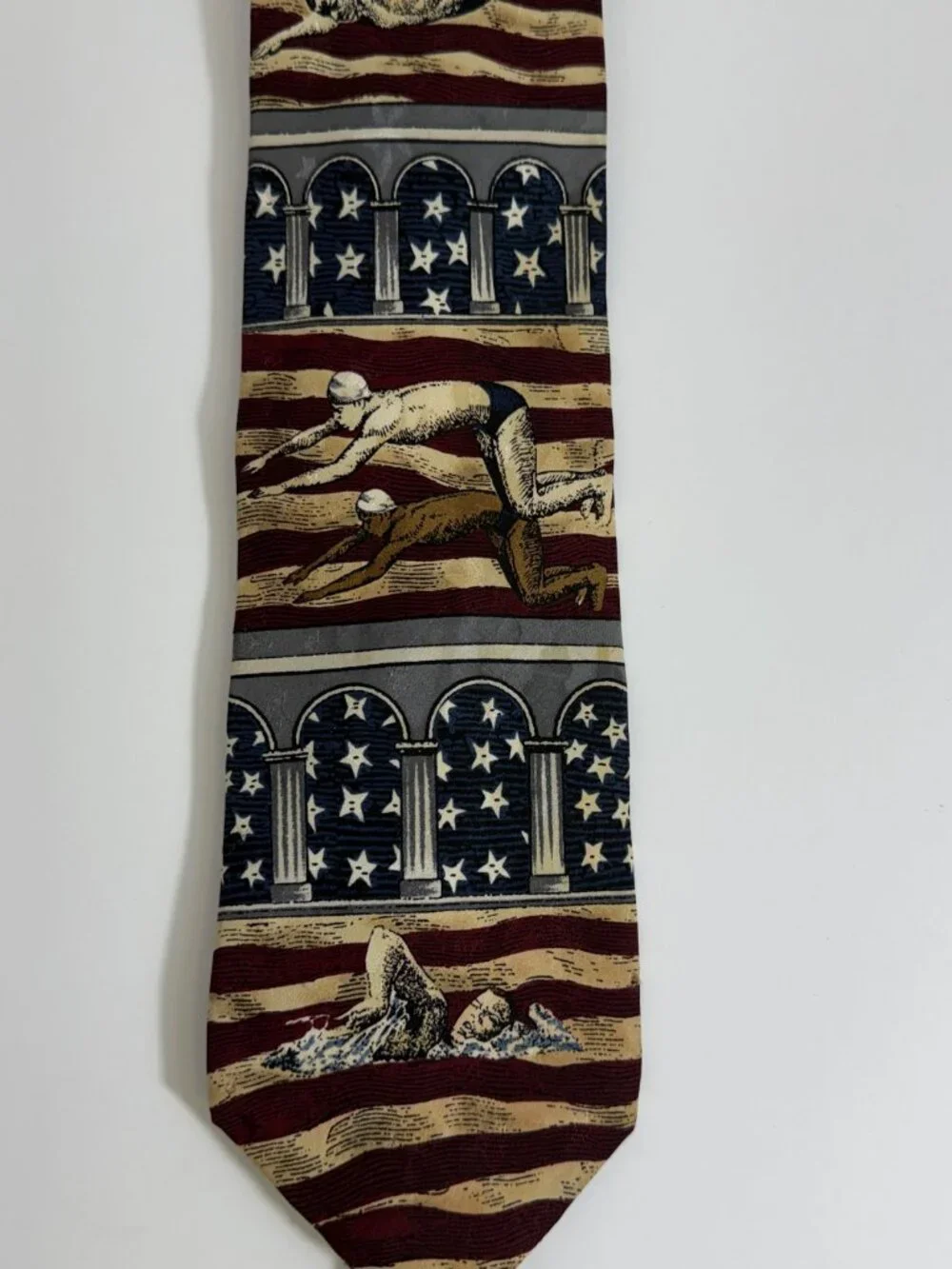 Vintage Tie Tango Max Raab Mens 100% Silk Made In USA RN 51898
